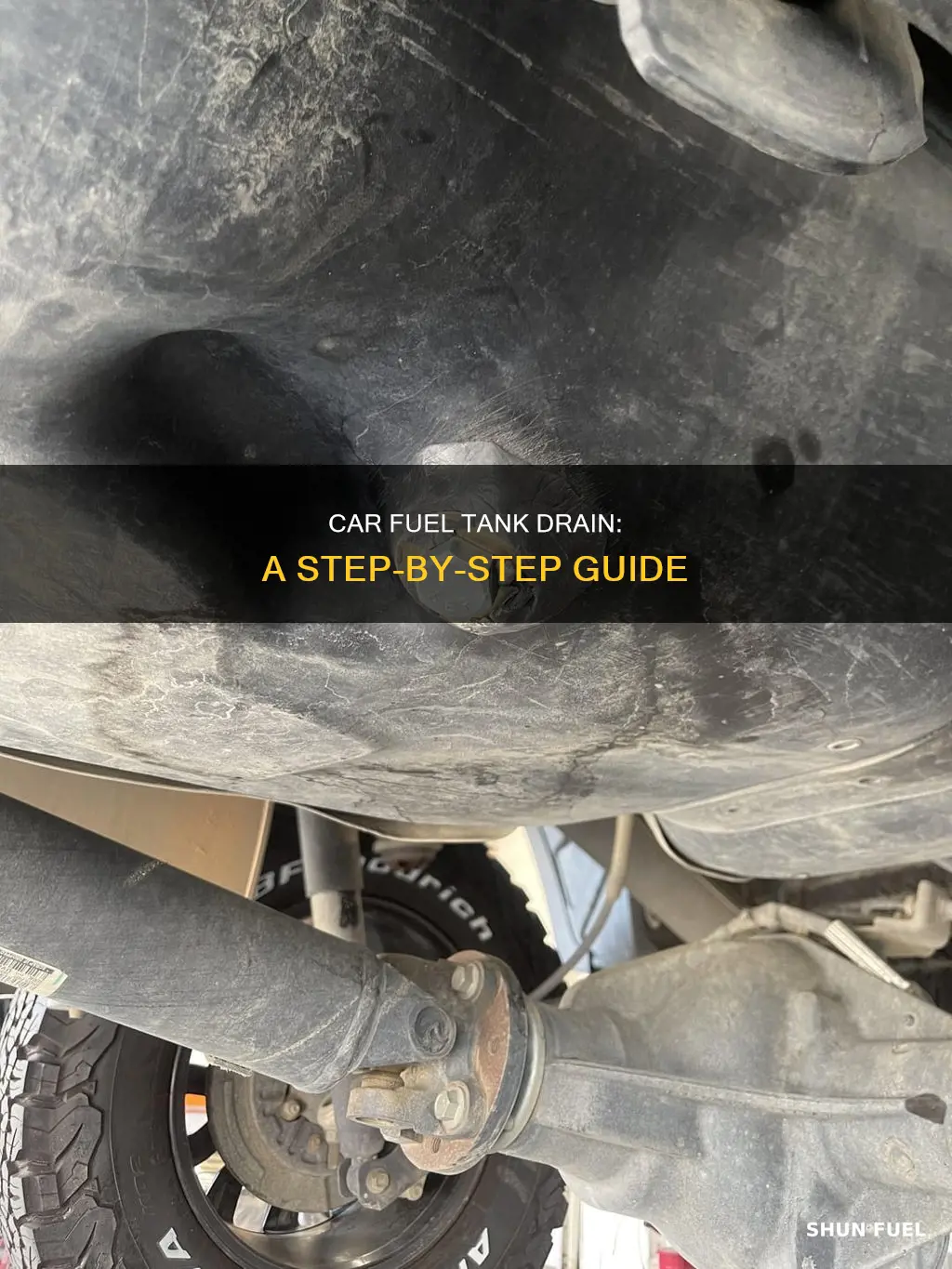 how to drain a car fuel tank