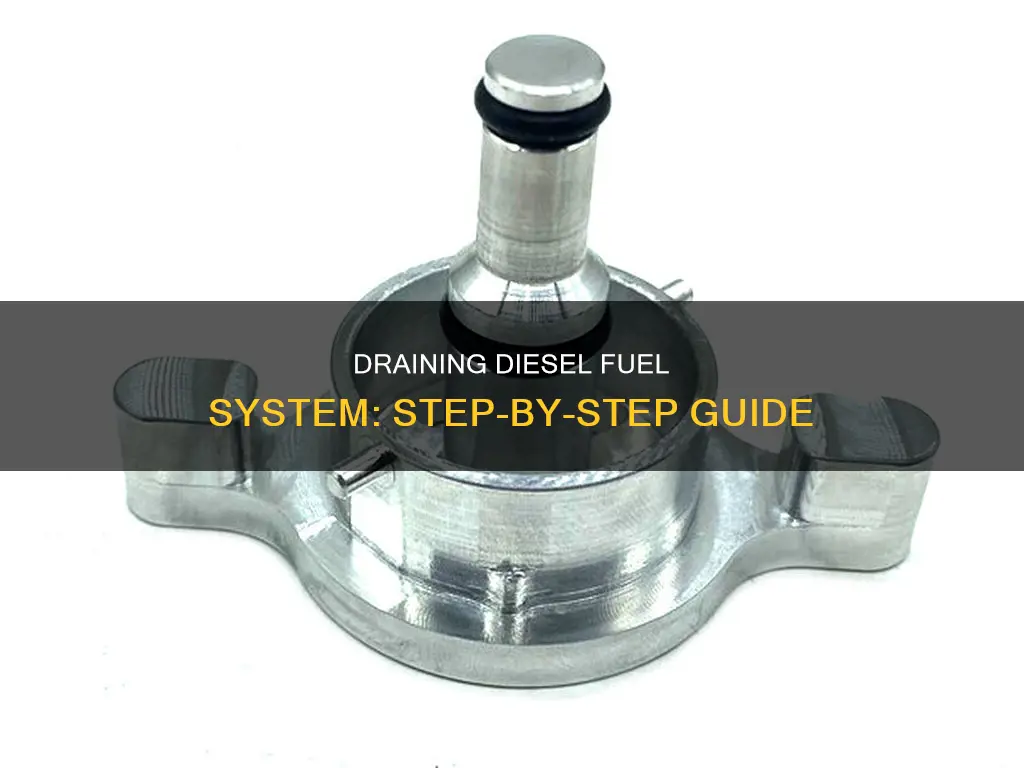 how to drain a diesel fuel system