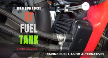 Draining a Ducati ST Fuel Tank: Step-by-Step Guide