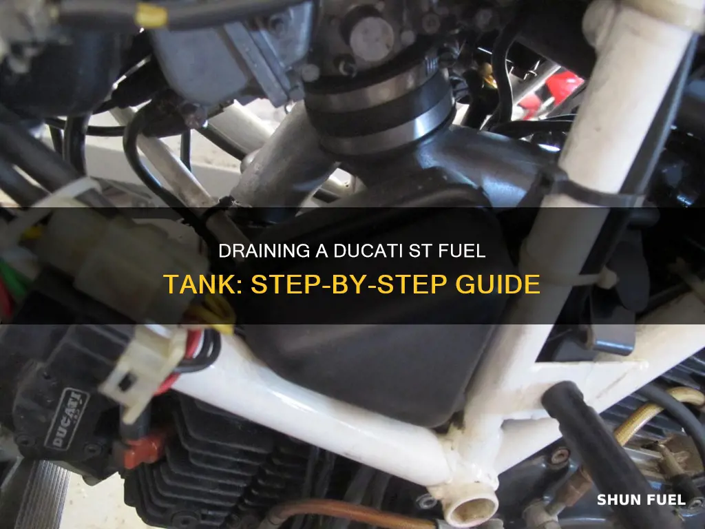 how to drain a ducati st fuel tank