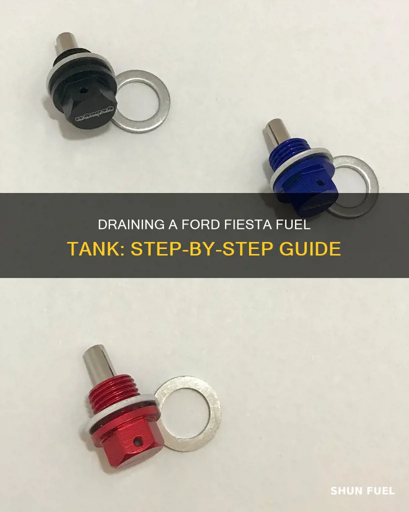 how to drain a ford fiesta fuel tank