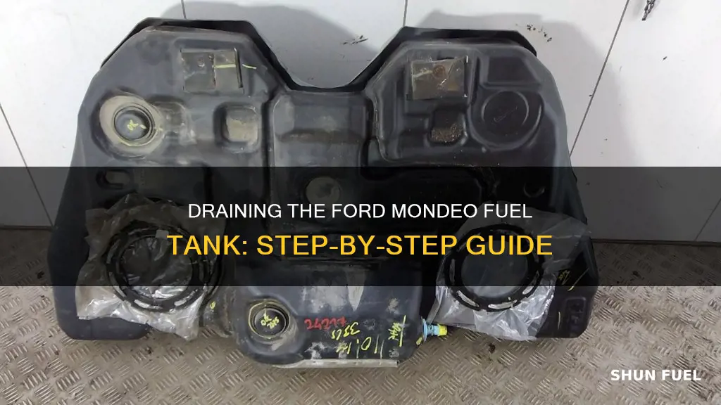 how to drain a ford mondeo fuel tank