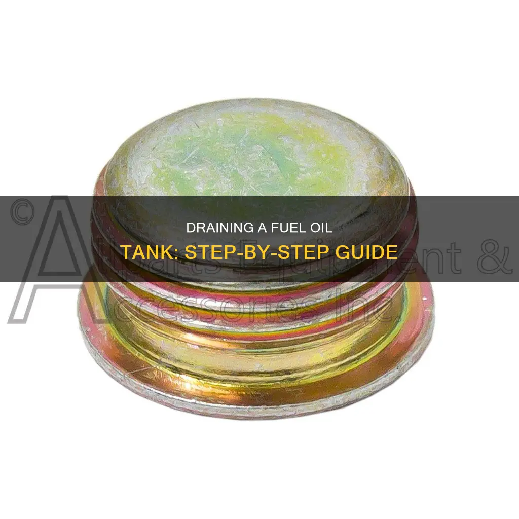 how to drain a fuel oil tank