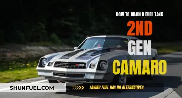 Draining the Fuel Tank of Your 2nd Gen Camaro