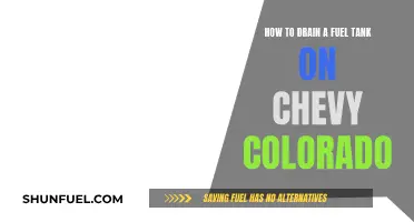 Draining the Chevy Colorado Fuel Tank: Step-by-Step Guide