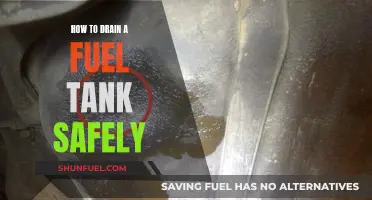 Draining Fuel Tanks: Safe Practices for DIYers
