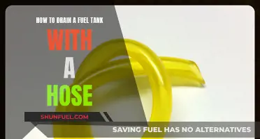 Draining Fuel Tanks: Using a Hose to Remove Gasoline
