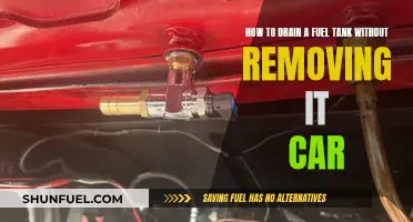Draining Fuel Tanks: Easy Steps Without Removing the Tank