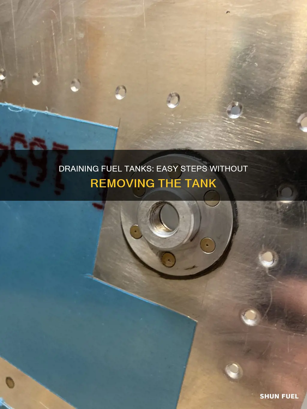 how to drain a fuel tank without removing it car