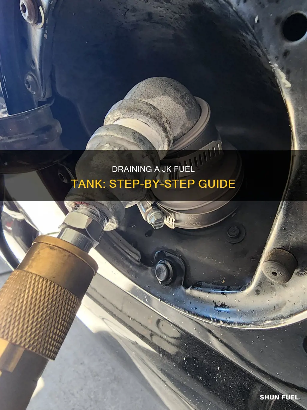 how to drain a jk fuel tank
