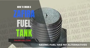 Draining a Zafira Fuel Tank: Step-by-Step Guide