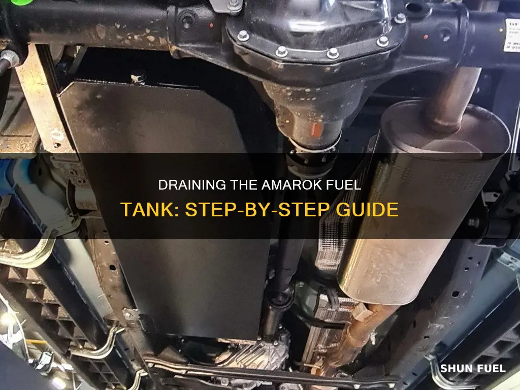 how to drain amarok fuel tank