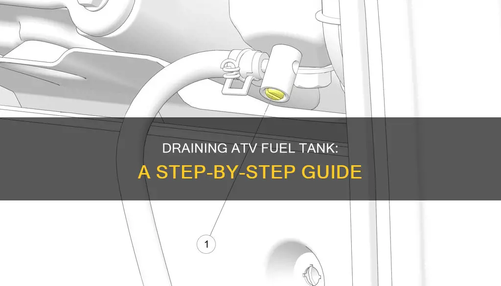 how to drain atv fuel tank