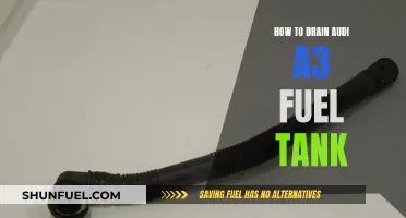 Draining Audi A3 Fuel Tank: Step-by-Step Guide