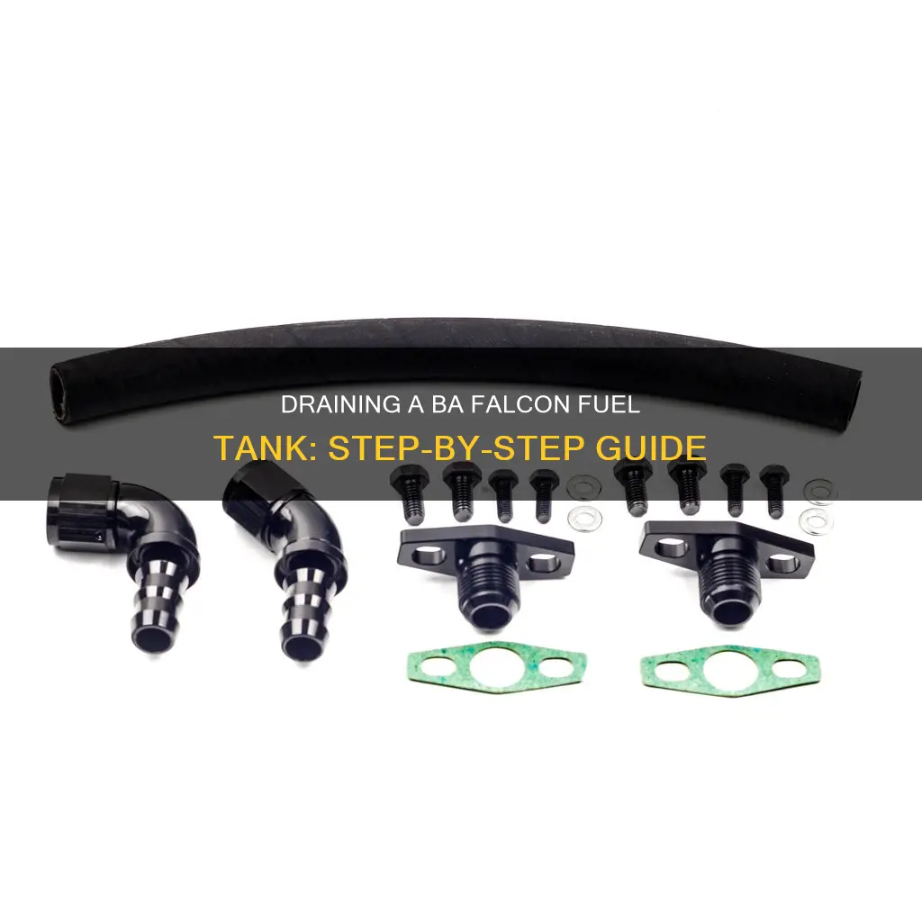how to drain ba falcon fuel tank