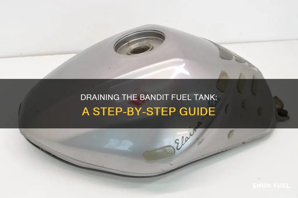 how to drain bandit fuel tank