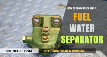 Draining the Bosch Diesel Fuel Water Separator: Step-by-Step Guide