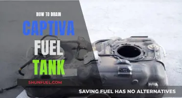 Draining the Fuel Tank of Your Captiva: A Step-by-Step Guide