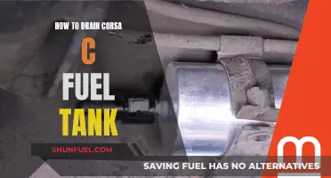 Draining the Fuel Tank of a Corsa C: Step-by-Step Guide