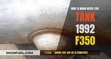 Draining Diesel: 1992 F350 Fuel Tank Guide