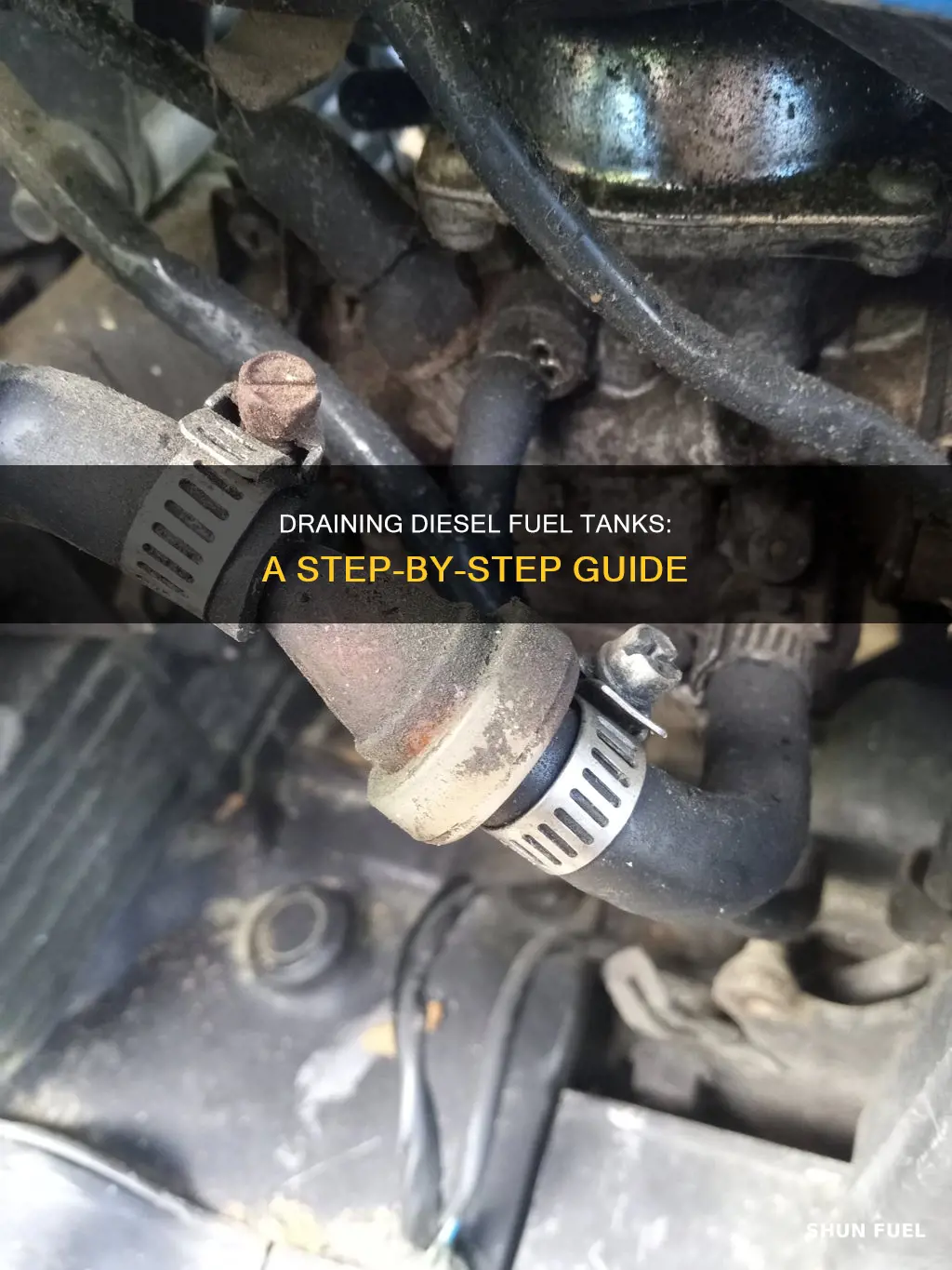 how to drain diesel fuel tank