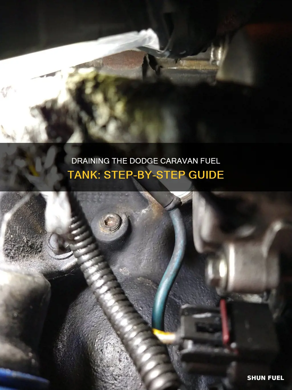 how to drain dodge caravan fuel tank
