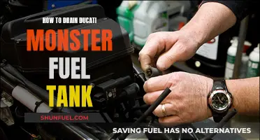 Draining the Ducati Monster: Fuel Tank Maintenance Guide