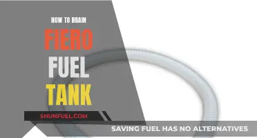 Draining the Fiero Fuel Tank: Step-by-Step Guide