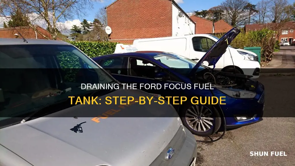 how to drain ford focus fuel tank