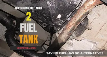 Draining Freelander 2 Fuel Tank: Step-by-Step Guide