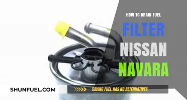 Draining Fuel Filter: Nissan Navara Guide