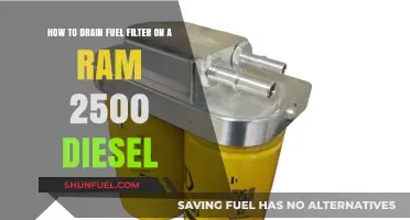 Draining Fuel Filter on Ram 2500 Diesel: Step-by-Step Guide