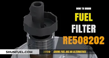 Draining the Fuel Filter: RE508202 Simplified