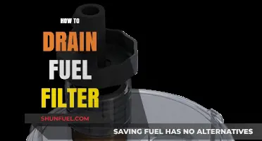 Draining Fuel Filter: Step-by-Step Guide