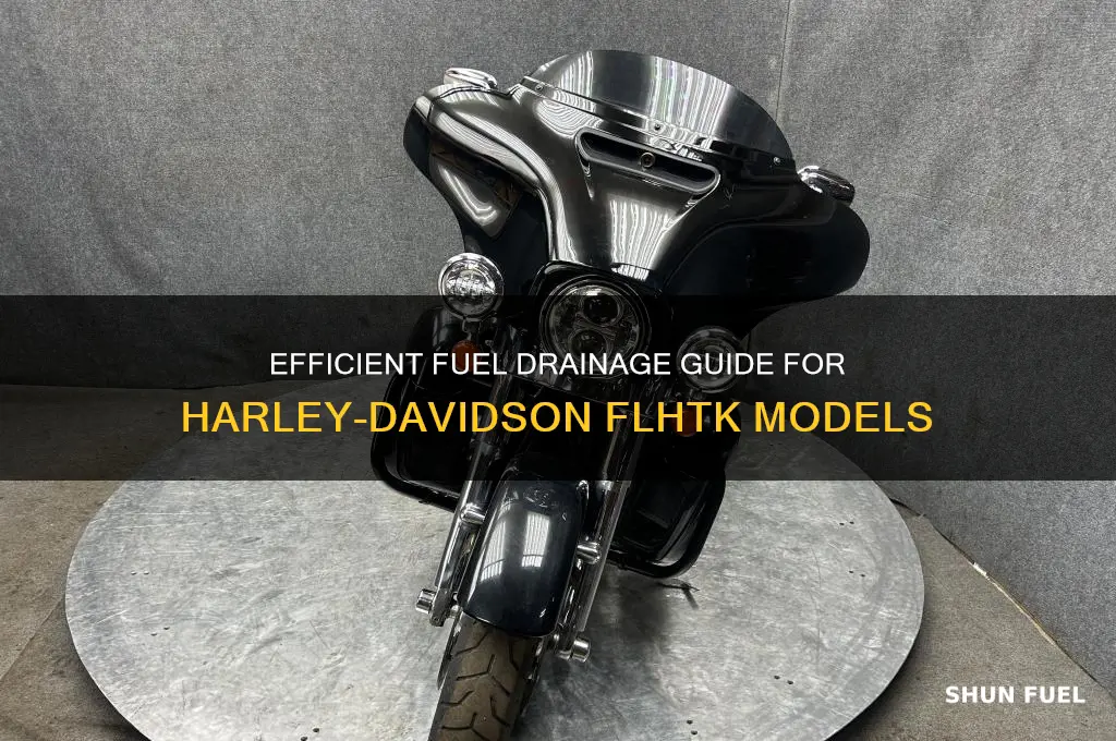 how to drain fuel flhtk