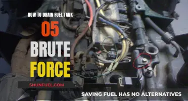 Draining the 05 Brute Force Fuel Tank: Step-by-Step Guide