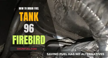 Draining the 96 Firebird Fuel Tank: Step-by-Step Guide