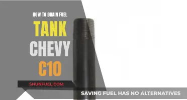 Draining the Fuel Tank of a Chevy C10 Truck