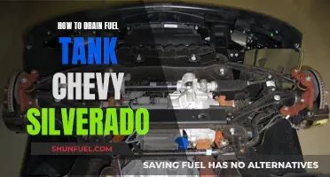 Draining the Fuel Tank of Your Chevy Silverado