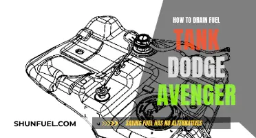 Draining Fuel Tank in Dodge Avenger: Step-by-Step Guide