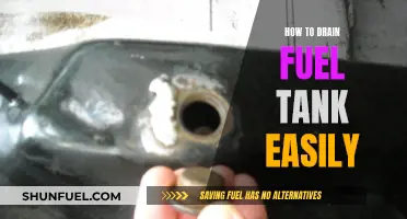 Draining Fuel Tanks: Quick and Easy Methods