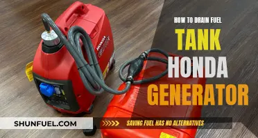 Draining a Honda Generator's Fuel Tank: Step-by-Step Guide