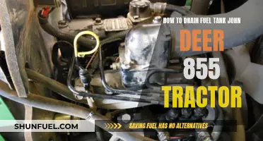 Draining Fuel Tank of John Deere 855 Tractor: Step-by-Step Guide