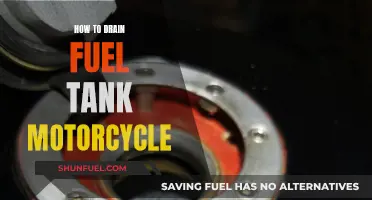 Draining Your Motorcycle Fuel Tank: A Step-by-Step Guide