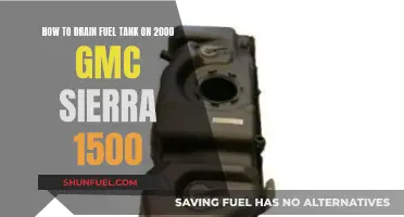 Draining Fuel Tank on 2000 GMC Sierra 1500: Step-by-Step Guide