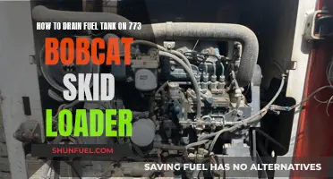 Draining Fuel Tank of Bobcat 773 Skid Loader: Step-by-Step Guide