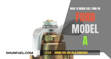 Draining the Fuel Tank of a Ford Model A