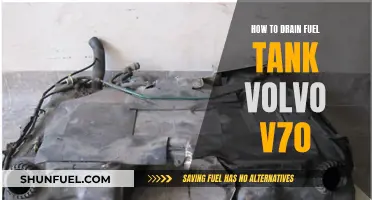 Draining Fuel Tank: Volvo V70 Guide