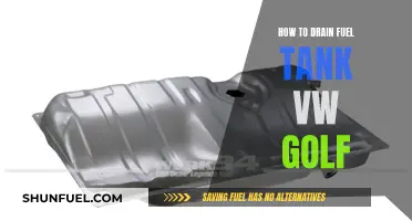 Draining Fuel Tank in VW Golf: Step-by-Step Guide