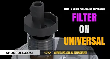 Draining Fuel Water Separator Filters: A Universal Guide